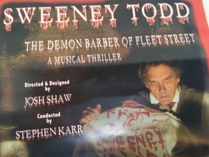 The poster for the show, that triples as playbill and ticket.
