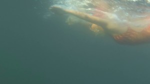Eve Underwater in the Ocean